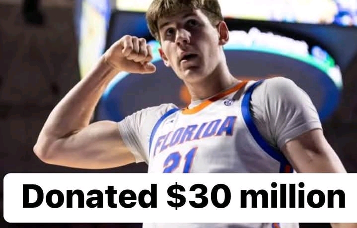 JUST IN : Florida Gators Superstar Alex Condon has signed a groundbreaking $50 million endorsement deal with Microsoft.In a remarkable display of generosity,he has donated $20 million to the program and $10 million to an orphanage, solidifying his legacy both on and off the court,securing a… 