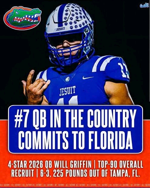 “Game-Changer Alert: Florida Gators Land Elite 2026 QB Will Griffin in Shocking Last-Minute Commitment – What This Means for College Football!”