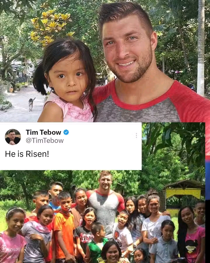 Tim Tebow through Tim Tebow Foundation donates clothes, food items and undisclosed sum to orphans and other vulnerable children to celebrate Easter…