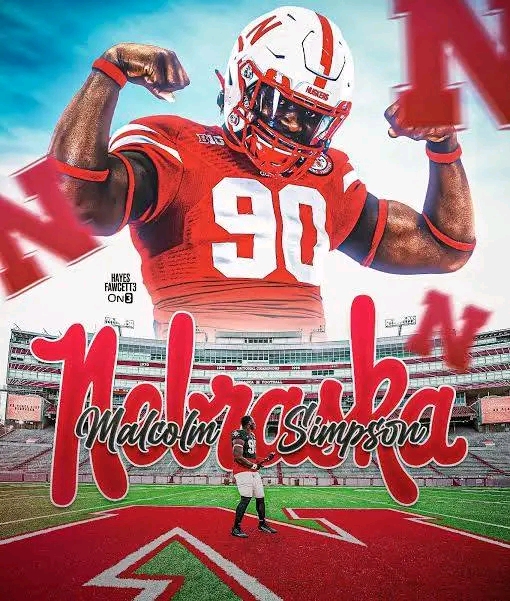 Done Deal: 2025 4-star DL Malcolm Simpson commits to Nebraska after reaching verbal agreement today…