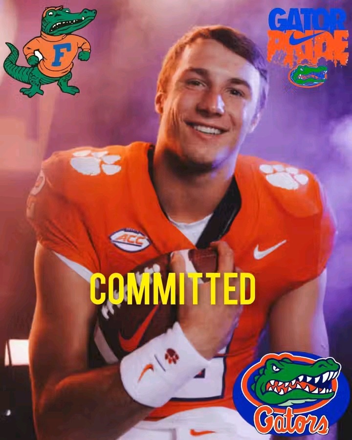 Top quarterback prospect unexpectedly leaves Clemson, choosing Florida Gators over several other top college football programs…