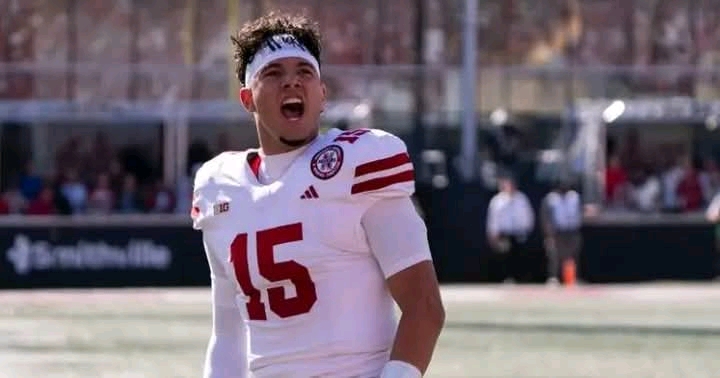 TOUCH DOWN FEW MINUTE AGO:The current best player of Nebraska Cornhusker Dylan Raiola submitted resignation letter to…