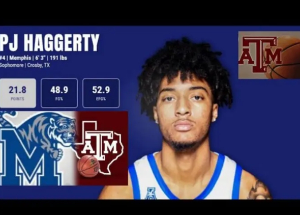 Texas A&M Aggies Basketball Lands Massive Commitment from Memphis Tigers Men’s Basketball Transfer Shooting Guard PJ Haggerty