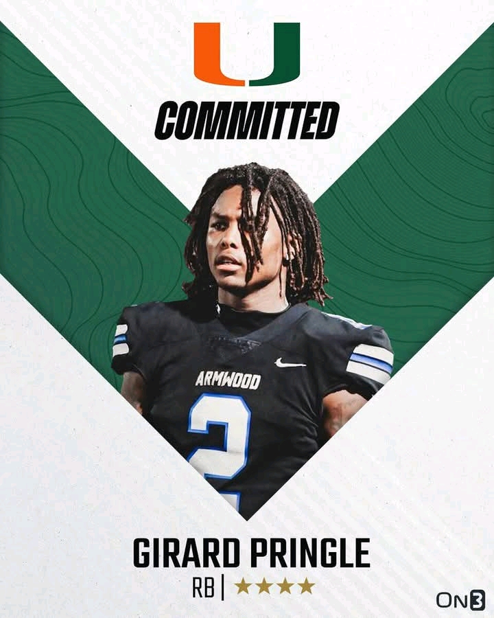 2026 American Overall Player Commits Miami Hurricane Over top SEC Michigan, Ohio, Texas…..