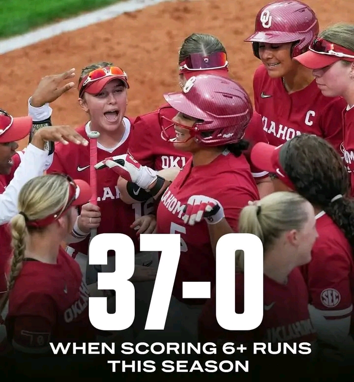 SOONERS STAY HOT : Oklahoma Girls made softball History “Biggest Scoreline Ever”