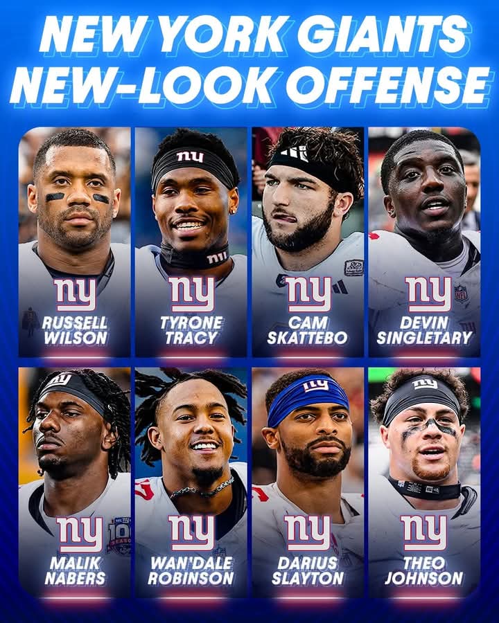 New Faces Energize Giants’ 2025 Offense: Team Adds Key Playmakers and Fresh Talent to Revitalize Attack and Boost Championship Hopes
