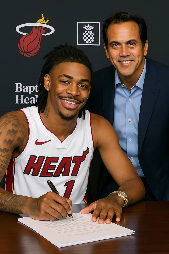 HEAT SHOCKER: Pat Riley Stuns NBA, Pulls Off Blockbuster Trade for Grizzlies’ $197M Star Point Guard Miami Lands Two-Time All-Star in Bold Offseason Power Move