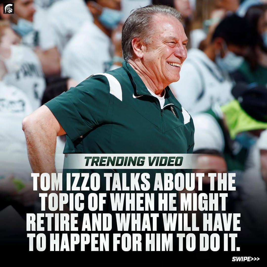 TOM IZZO TALKS ABOUT THE TOPIC OF WHEN HE MIGHT RETIRE AND WHAT WILL HAVE TO HAPPEN FOR HIM TO DO IT.