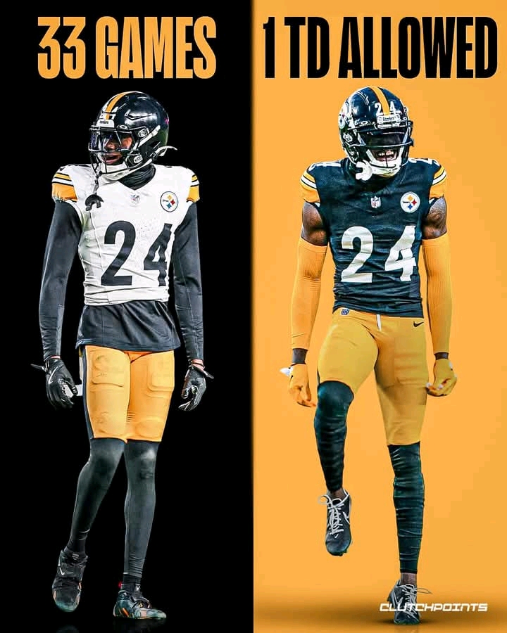 Joey Porter Jr. is quickly establishing himself as one of the NFL’s most reliable young cornerbacks.   In just two seasons with the Steelers, he’s shown the ability to consistently match up with top receivers and limit big plays.   As a rookie in 2023, he held opposing quarterbacks to just a 47.6% completion rate.  He followed that up in 2024 by starting all 16 games without allowing a single touchdown in coverage.   His physicality, awareness, and discipline have made him a key part of Pittsburgh’s secondary.  If he continues on this trajectory, Porter Jr. could soon be mentioned among the league’s elite at the position.
