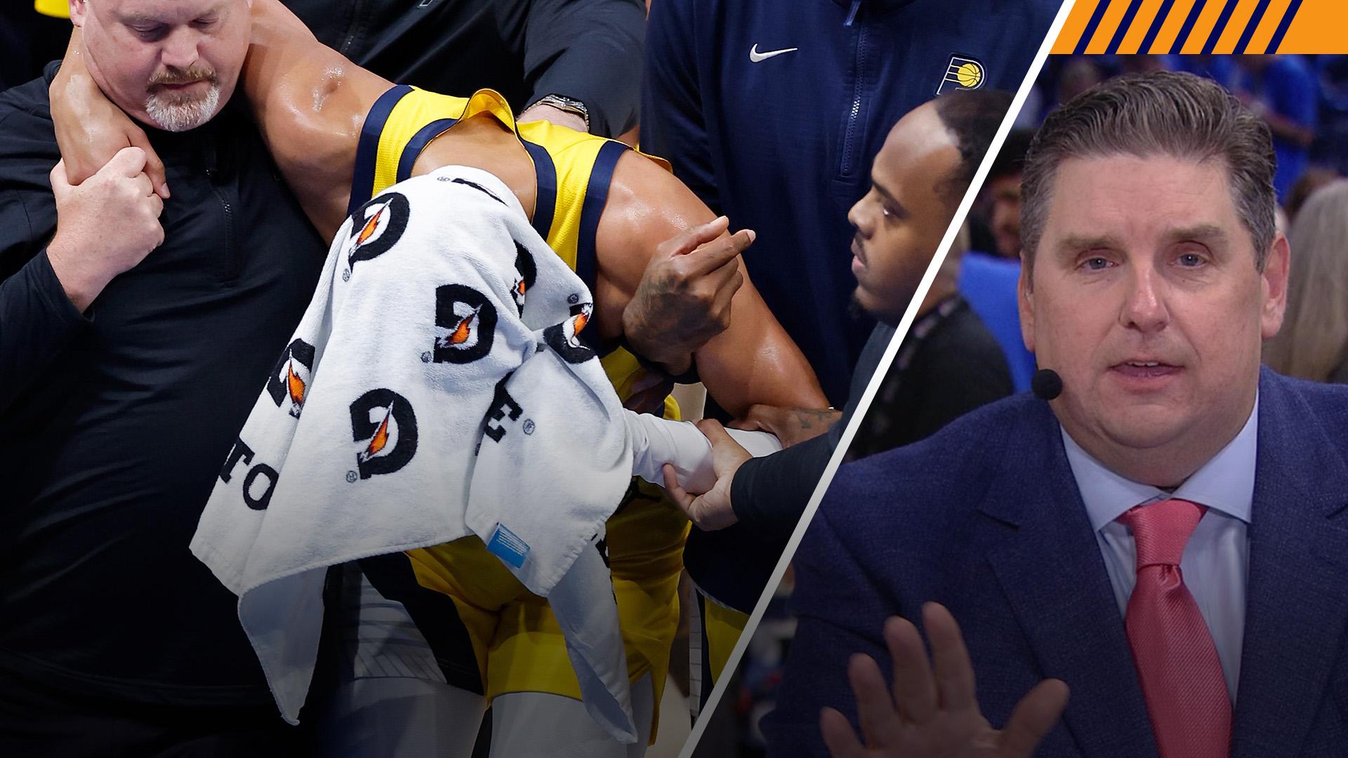 Tyrese Haliburton’s right Achilles tendon was injured during the game against Oklahoma City Friday night. He tore his right Achilles tendon, according to an MRI done today, and surgery is planned for later today….