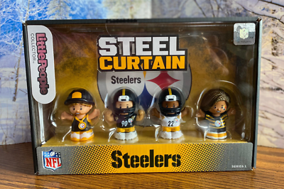 PITTSBURGH STEELERS Figures LITTLE PEOPLE STEEL CURTAIN TJ Watt Najee Harris Set | eBay…