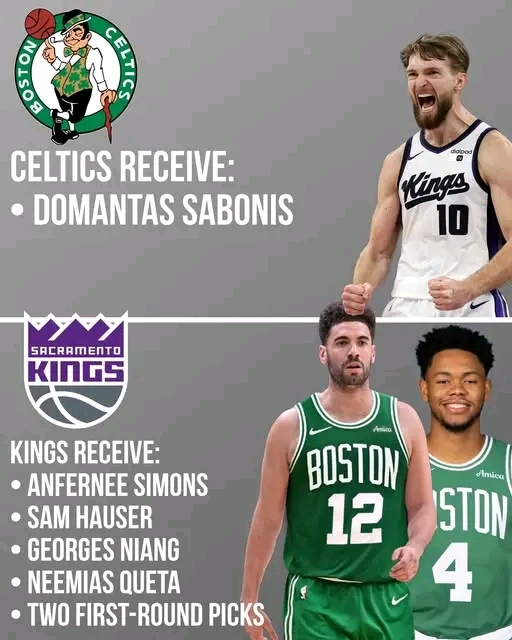 Boston Celtics Land Domantas Sabonis in Blockbuster Trade, Marking New Era After…