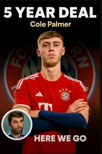 💣🔴 **Transfer-Hammer perfekt! FC Bayern schnappt sich Cole Palmer von Chelsea – 5-Jahresvertrag steht, 75 Mio. Dollar plus Boni fix! Wunschlösung nach Musiala-Verletzung kommt nach München. Medizincheck vorbereitet, Deal offiziell bestätigt – ein kreativer Gamechanger für die Bayern-Offensive! 🔥🇩🇪 #ColePalmer #FCBayern #MiaSanMia**