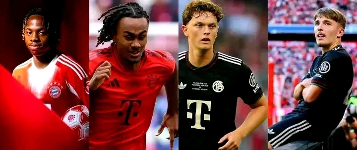 🌟🔴 **Bayern setzt auf Jugend! Vier Akademietalente rücken in den Profikader auf** ⚽🔥 Nach Karl & Wanner nun auch Asare & Mike bestätigt – der Rekordmeister startet mit einer klaren Philosophie in die neue Saison: Eigene Talente fördern, Zukunft formen und frischen Wind ins Starensemble bringen.