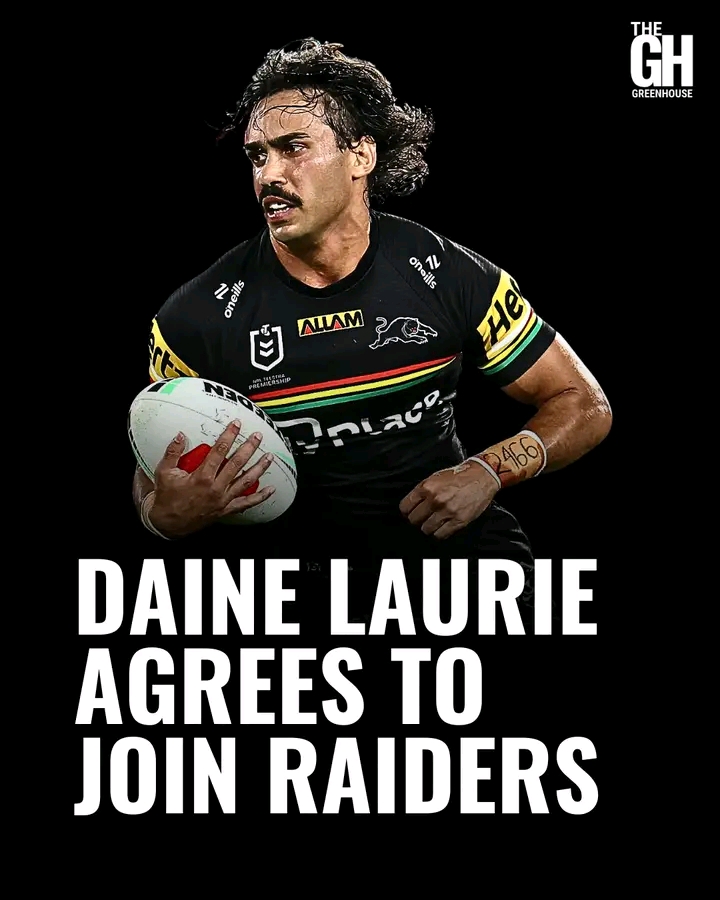 Breaking News: Penrith Panthers utility Daine Laurie agrees to multi-year deal with Canberra Raiders. 📰🏉👉