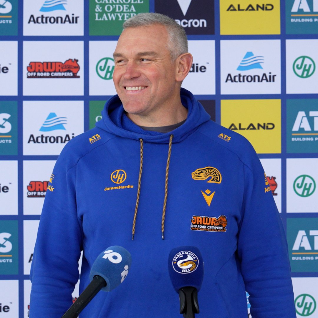 💥💙 GOOD NEWS FROM PARRAMATTA! 💛 Head Coach Jason Ryles Radiates Joy as the Eels Shine Brighter Than Ever — Unity, Passion, and Purpose Drive the Blue & Gold to New Heights! 🌟🏆 #EelsSpirit